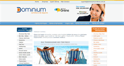 Desktop Screenshot of dominiumcorretora.com.br