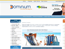Tablet Screenshot of dominiumcorretora.com.br